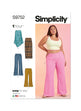Simplicity Pattern S9752 Women's Knit Skirts and Pants in Two Lengths