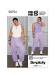 Simplicity Pattern S9754 Misses' Tops and Cargo Pants