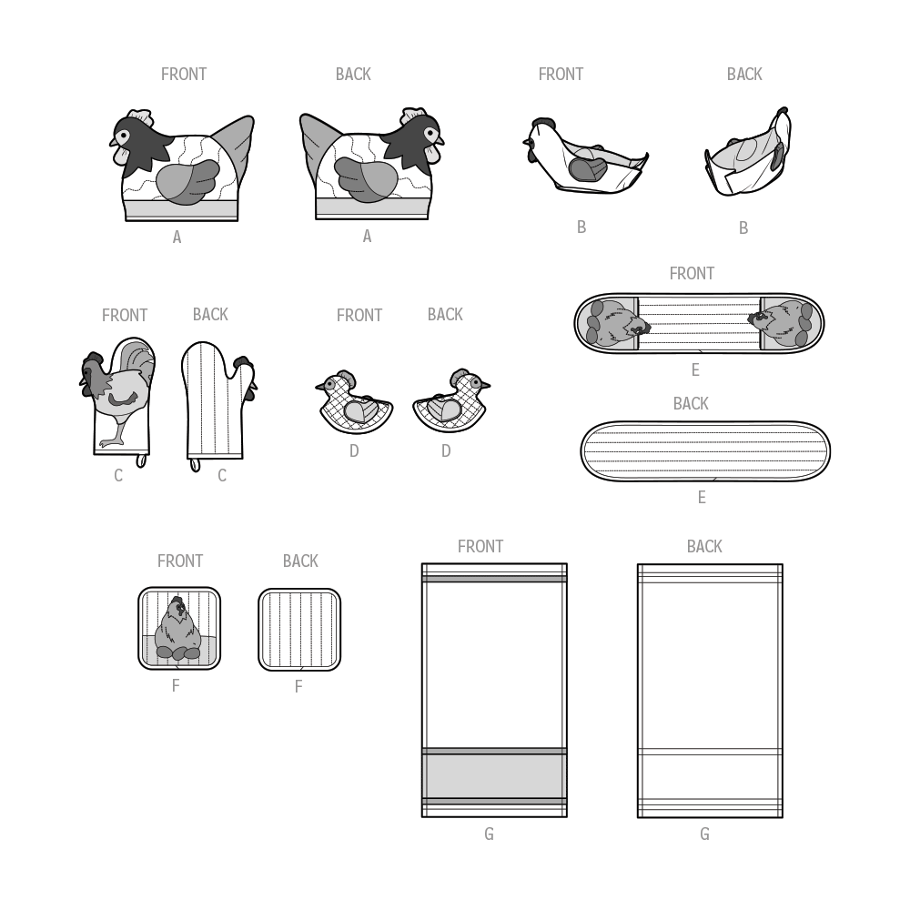 Simplicity Pattern S9773 Undefined Other Craft