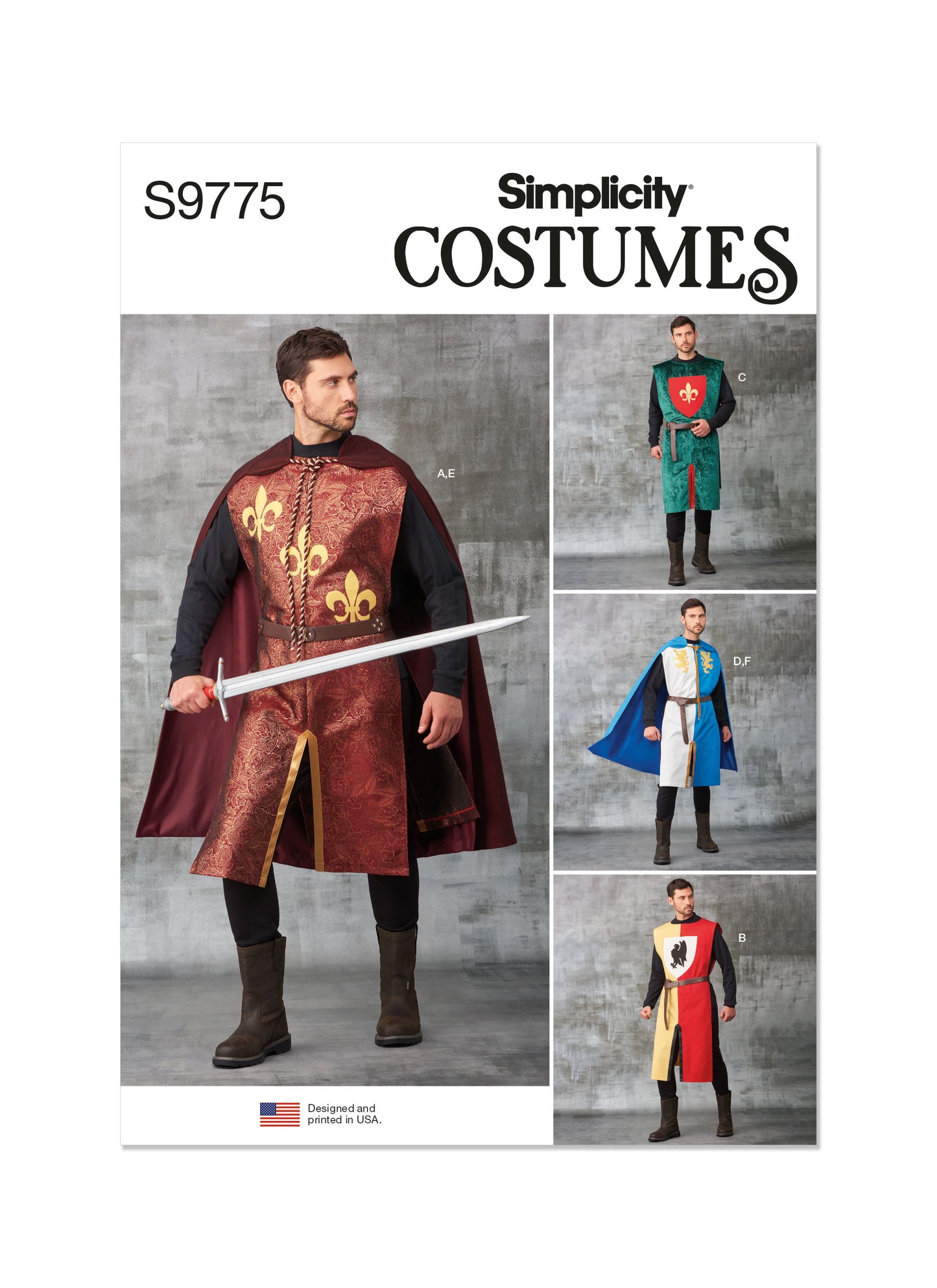 Simplicity Pattern S9775 Unisex Costume