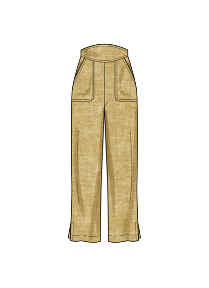 Simplicity Pattern 9791 Misses' Tops, Skirt and Pants