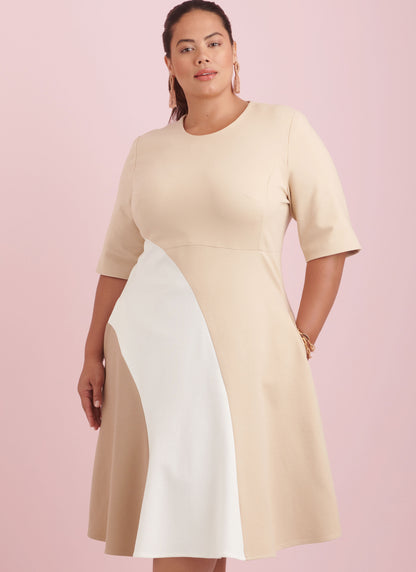 Simplicity Pattern 9887 Plus Size Dress