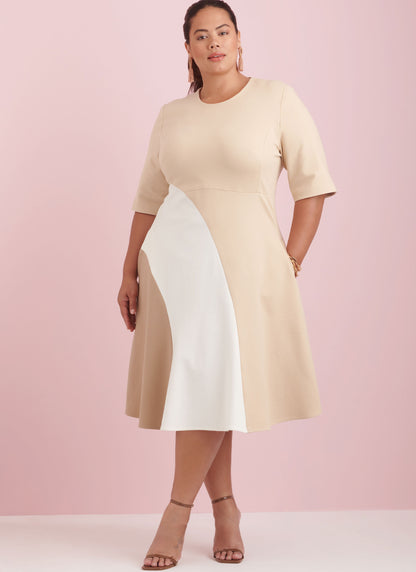 Simplicity Pattern 9887 Plus Size Dress