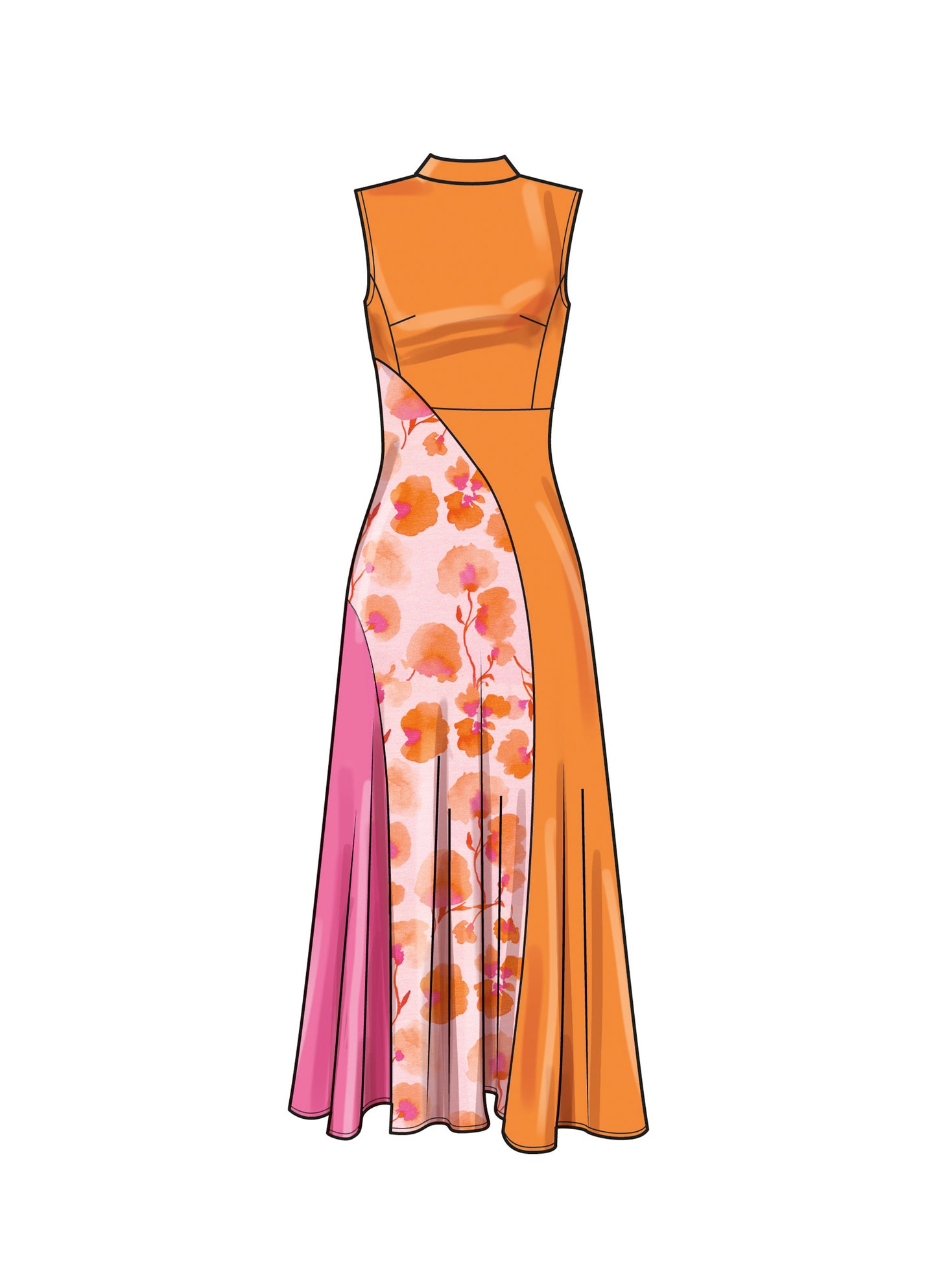 Simplicity Pattern 9887 Plus Size Dress