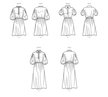 Simplicity Pattern S9888 Misses' Dress