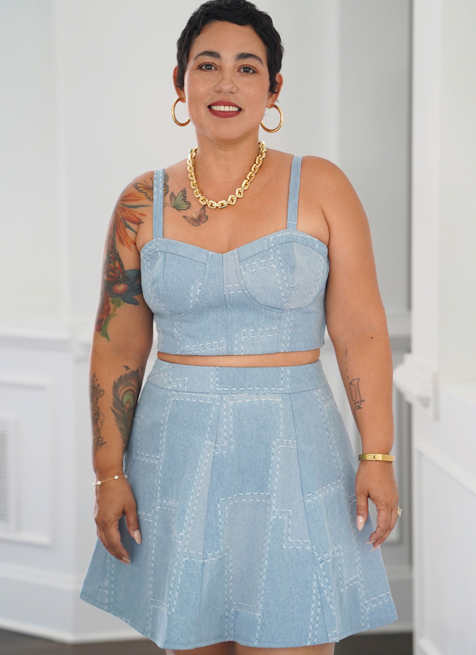 Simplicity Pattern S9894 Misses' and Women's Top and Skirt in Two Lengths