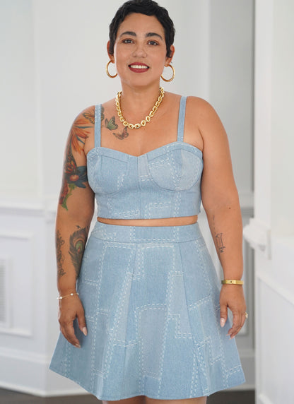 Simplicity Pattern S9894 Misses' and Women's Top and Skirt in Two Lengths