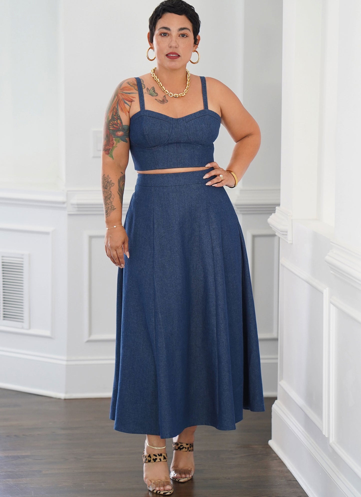 Simplicity Pattern S9894 Misses' and Women's Top and Skirt in Two Lengths