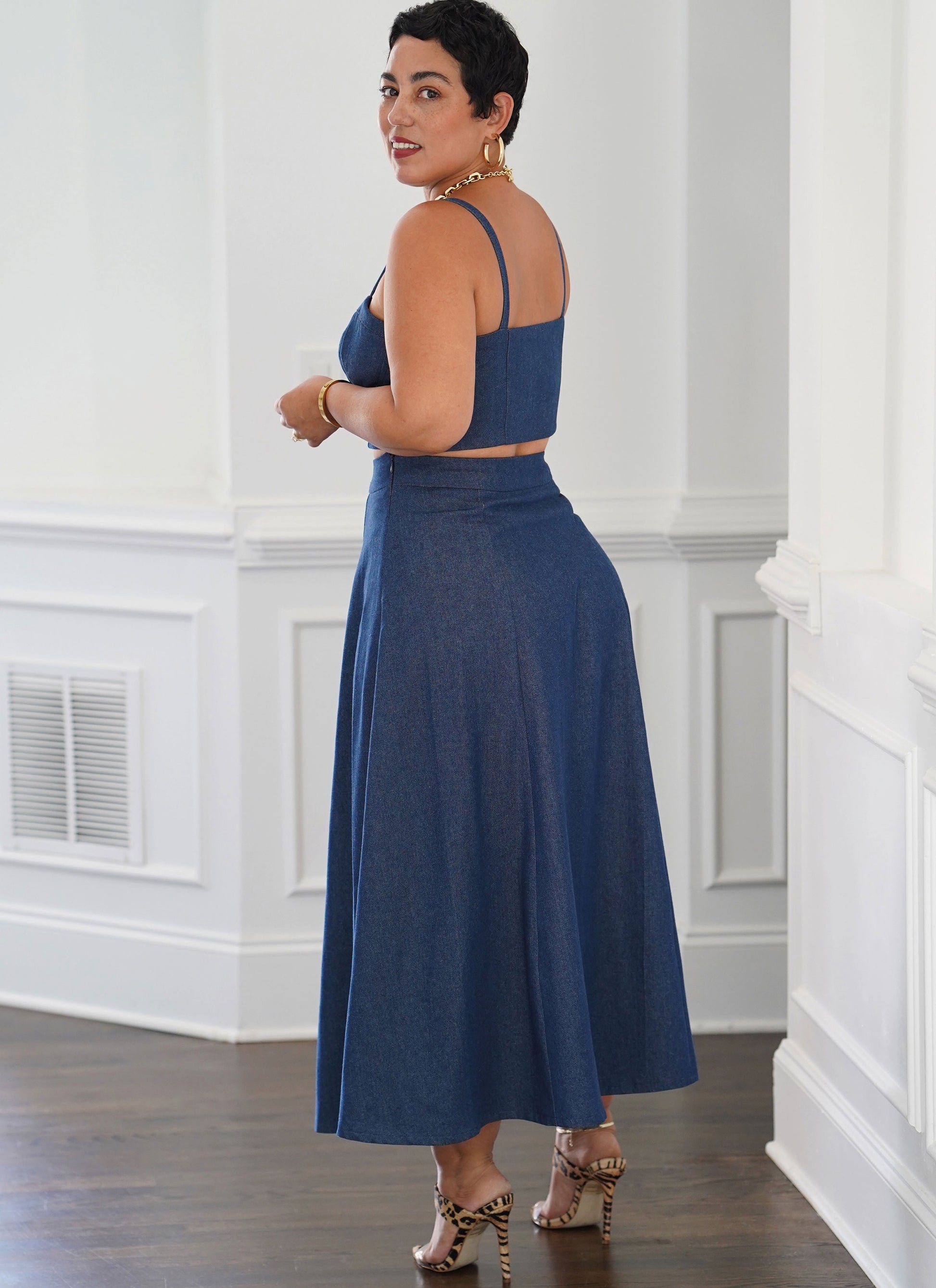 Simplicity Pattern S9894 Misses' and Women's Top and Skirt in Two Lengths