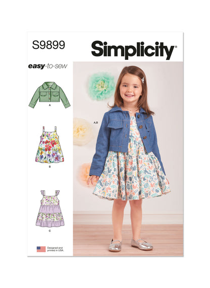 Simplicity Pattern S9899 Toddler Sportswear