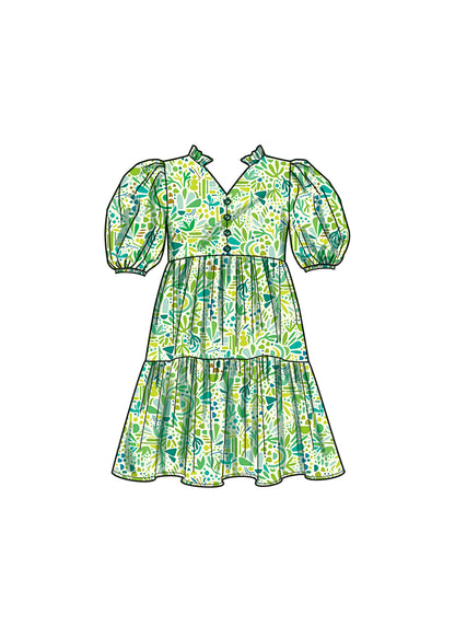 Simplicity Pattern 9900 Child Girl Dress