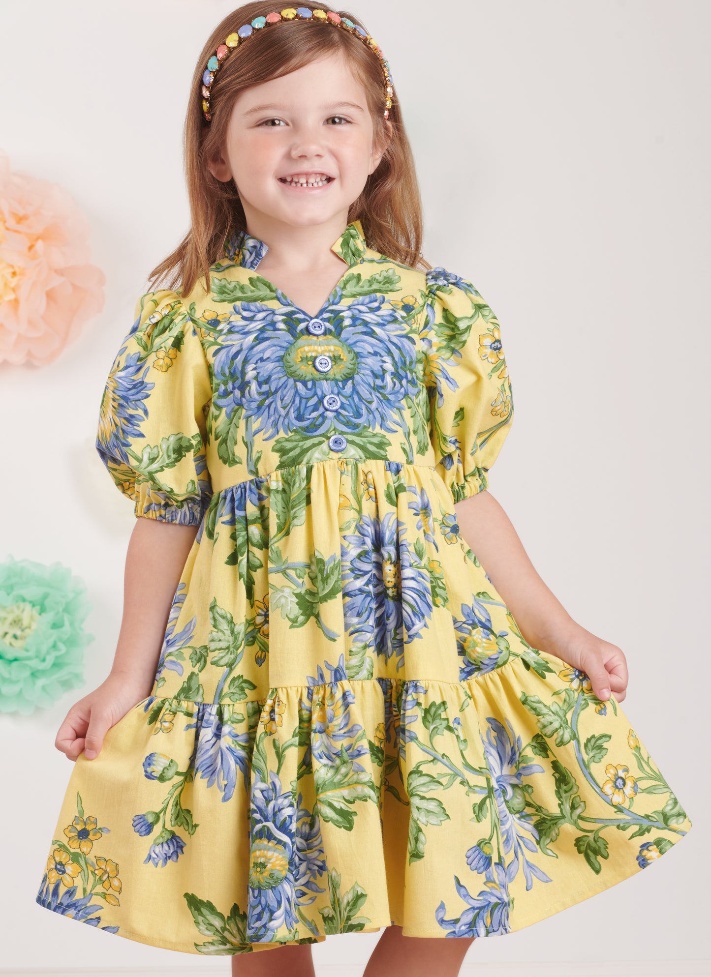 Simplicity Pattern 9900 Child Girl Dress