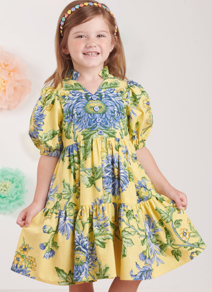 Simplicity Pattern 9900 Child Girl Dress