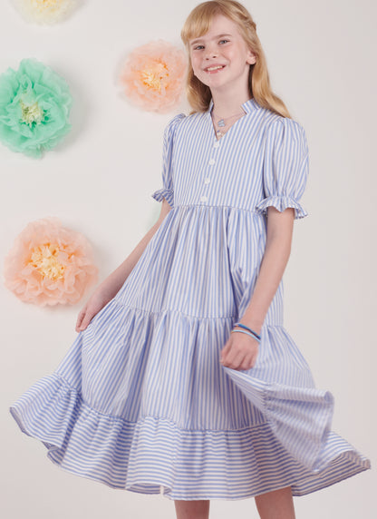 Simplicity Pattern 9900 Child Girl Dress