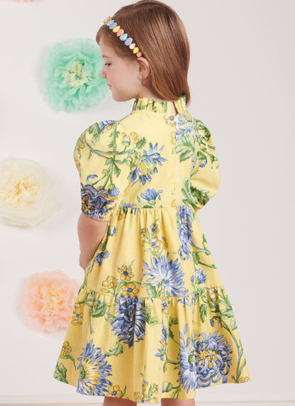 Simplicity Pattern 9900 Child Girl Dress