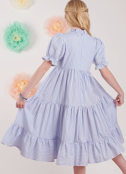 Simplicity Pattern 9900 Child Girl Dress