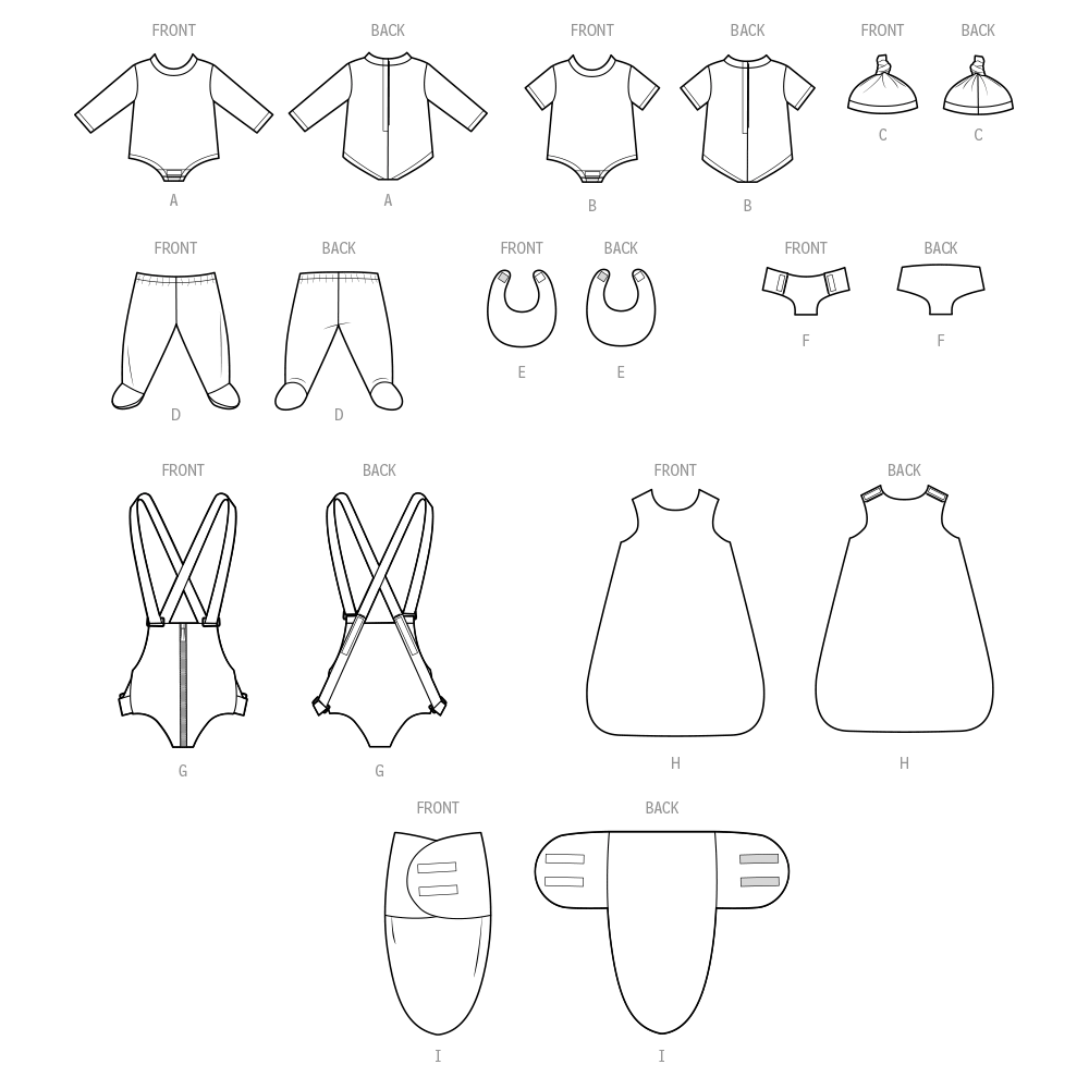 Simplicity Pattern 9903 Doll Clothes