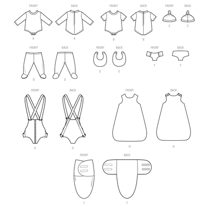 Simplicity Pattern 9903 Doll Clothes
