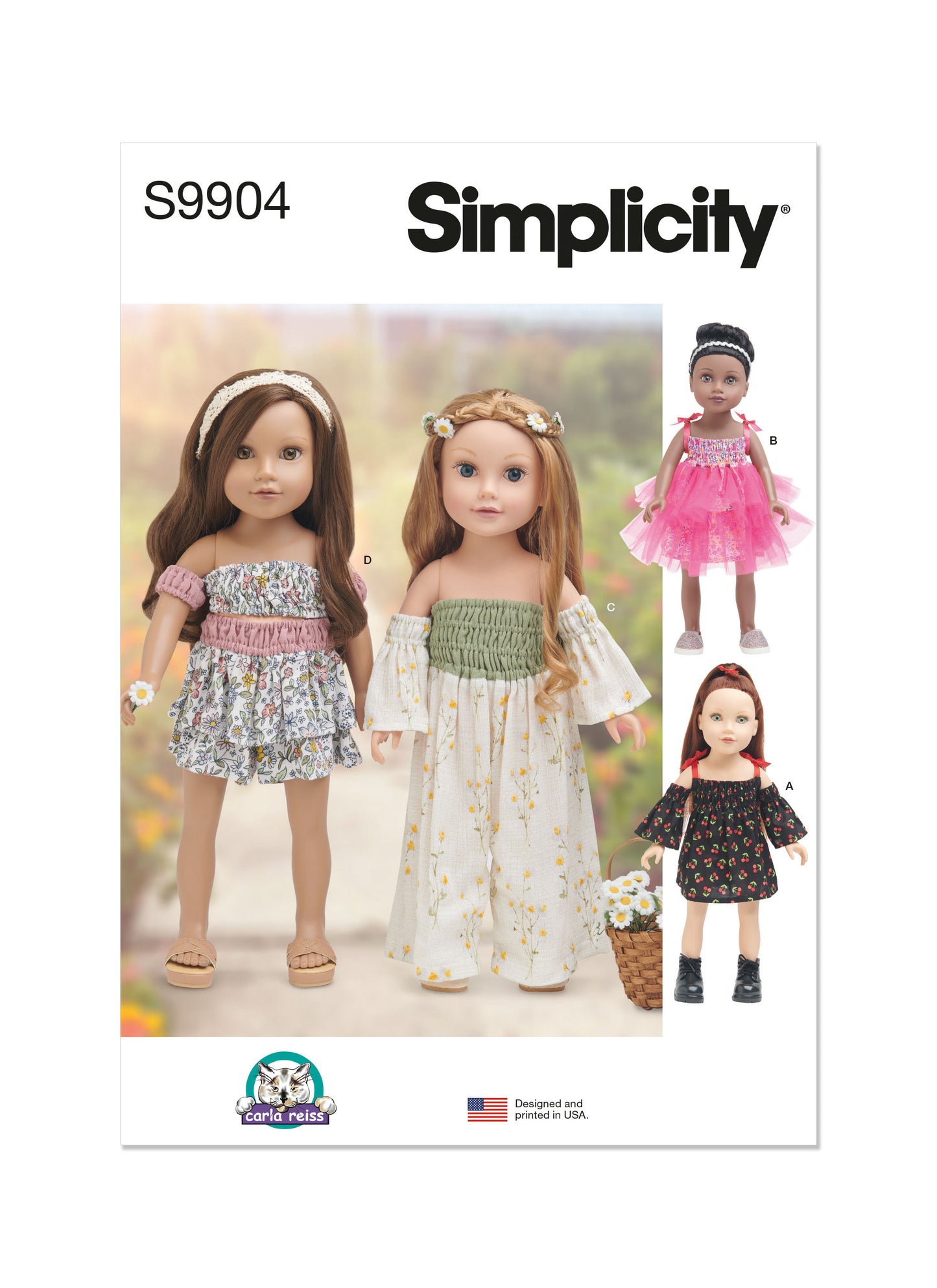 Simplicity Pattern S9904 Doll Clothes