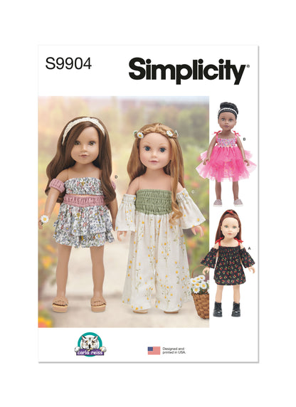 Simplicity Pattern S9904 Doll Clothes