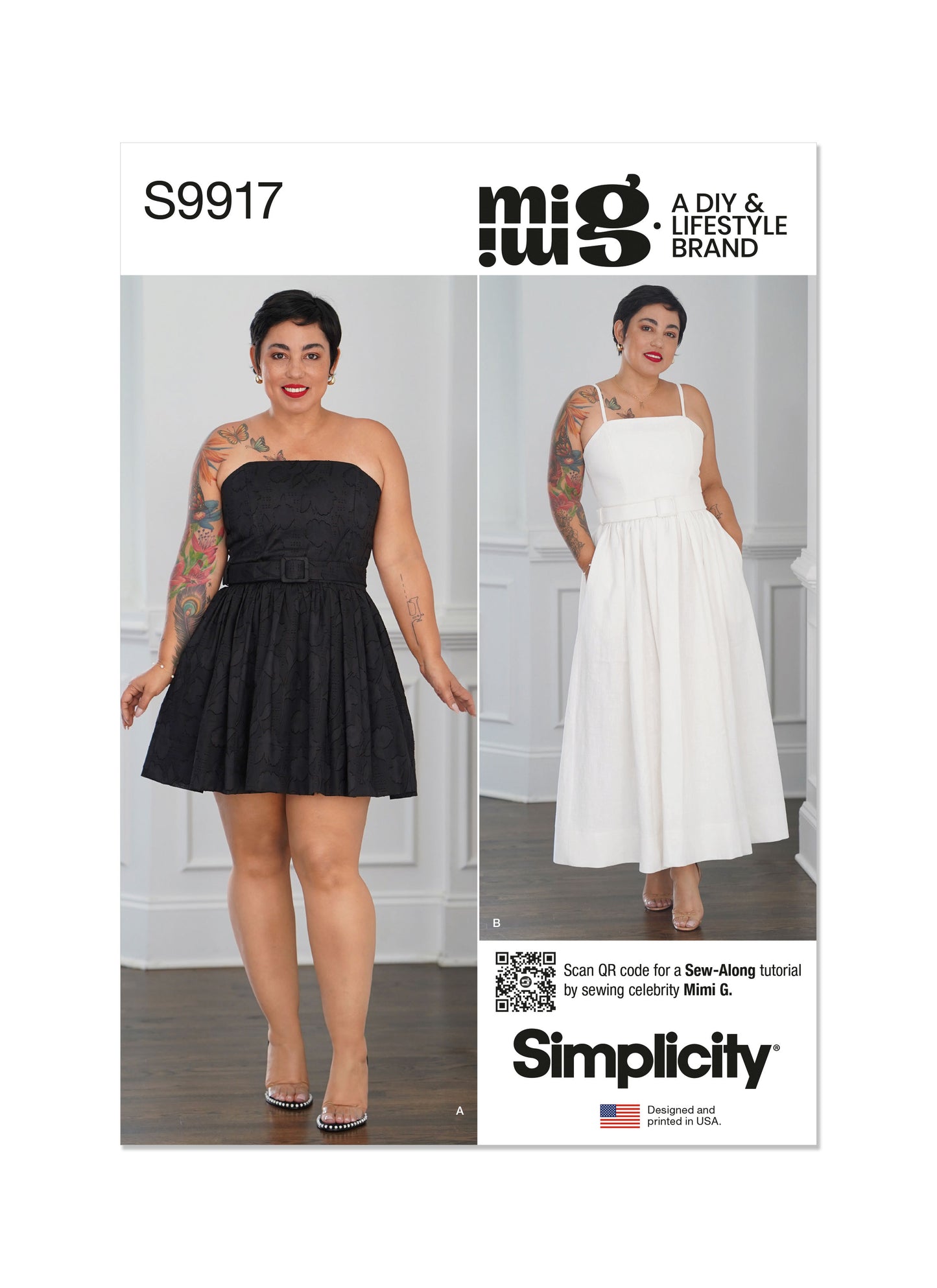Simplicity Pattern S9917 Misses' Dress