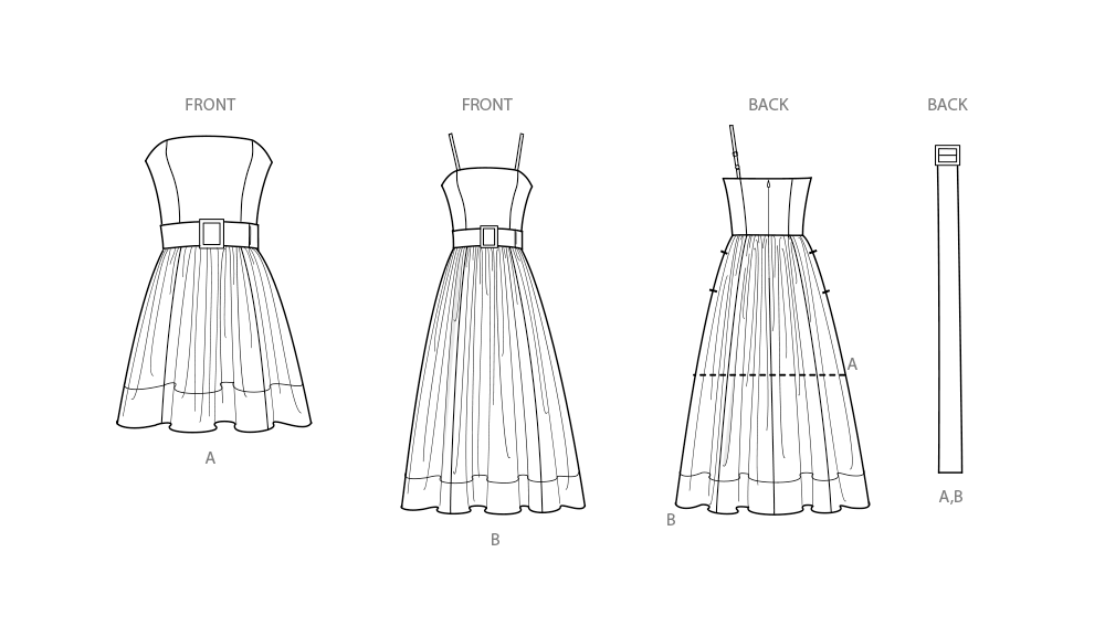 Simplicity Pattern S9917 Misses' Dress