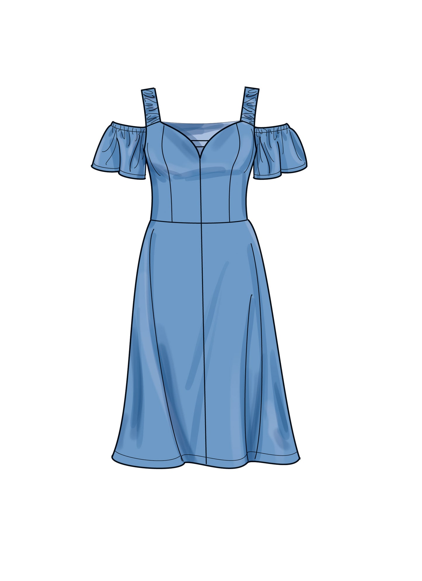 Simplicity Pattern S9919 Plus Size Dress