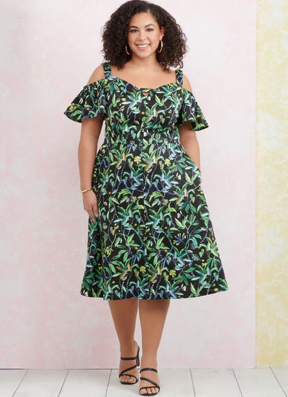 Simplicity Pattern S9919 Plus Size Dress