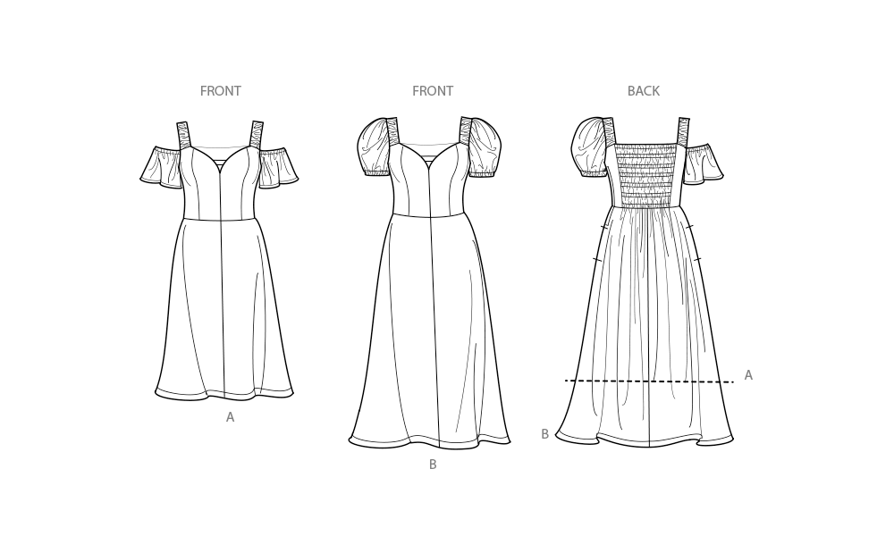 Simplicity Pattern S9919 Plus Size Dress