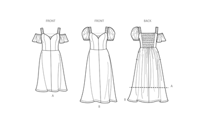 Simplicity Pattern S9919 Plus Size Dress