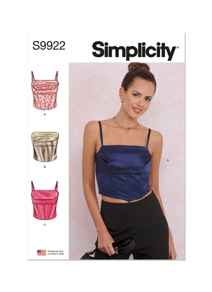 Simplicity Pattern S9922 Misses' Top Vest