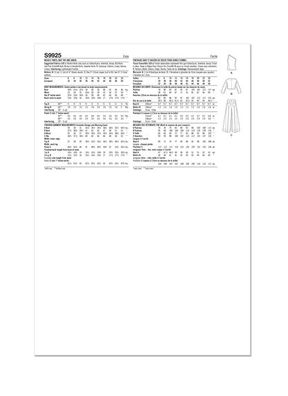 Simplicity Pattern S9925 Misses' Pants, Knit Shrug and Top