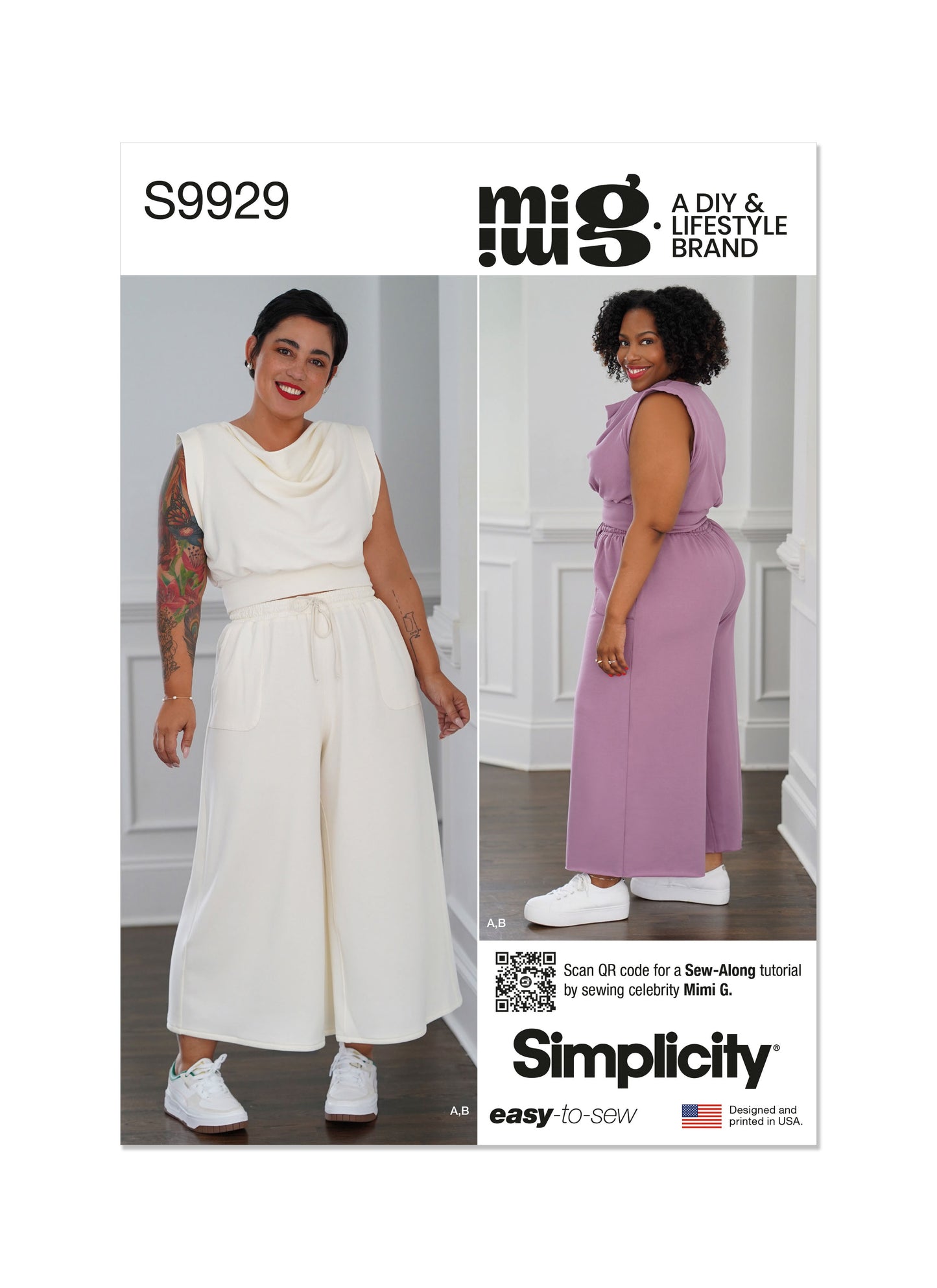 Simplicity Pattern S9929 Misses' and Women's Lounge Set