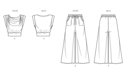 Simplicity Pattern S9929 Misses' and Women's Lounge Set