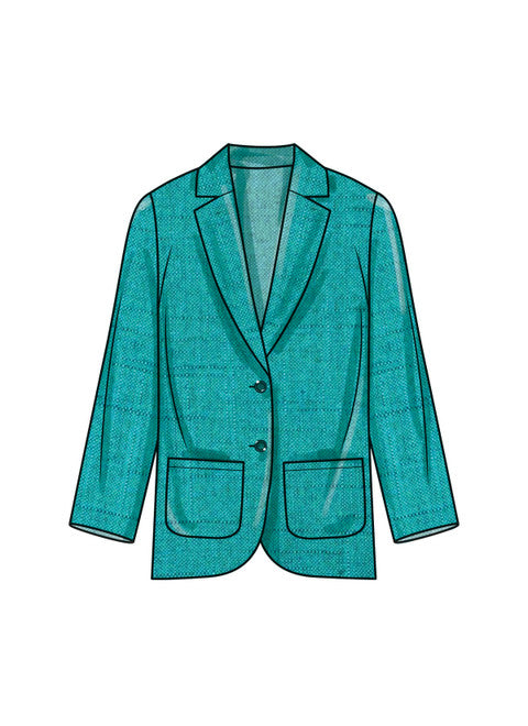 Simplicity Sewing Pattern S9930  Children's, Teens' and Adults' Blazers and Shorts
