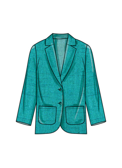 Simplicity Sewing Pattern S9930  Children's, Teens' and Adults' Blazers and Shorts