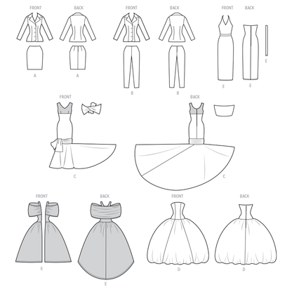 Simplicity Pattern S9939 Doll Clothes