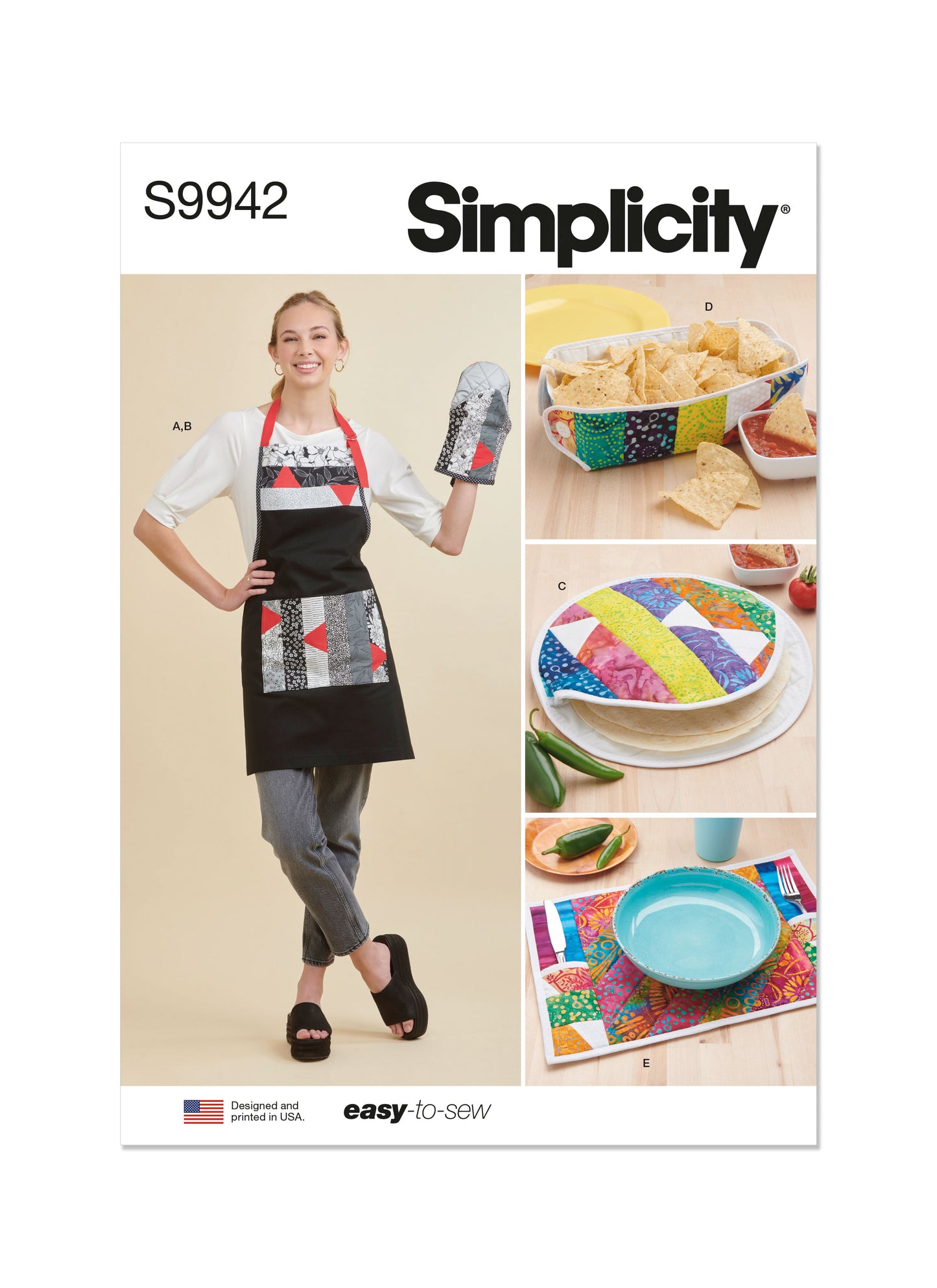 Simplicity Pattern S9942 Kitchen Homedecor