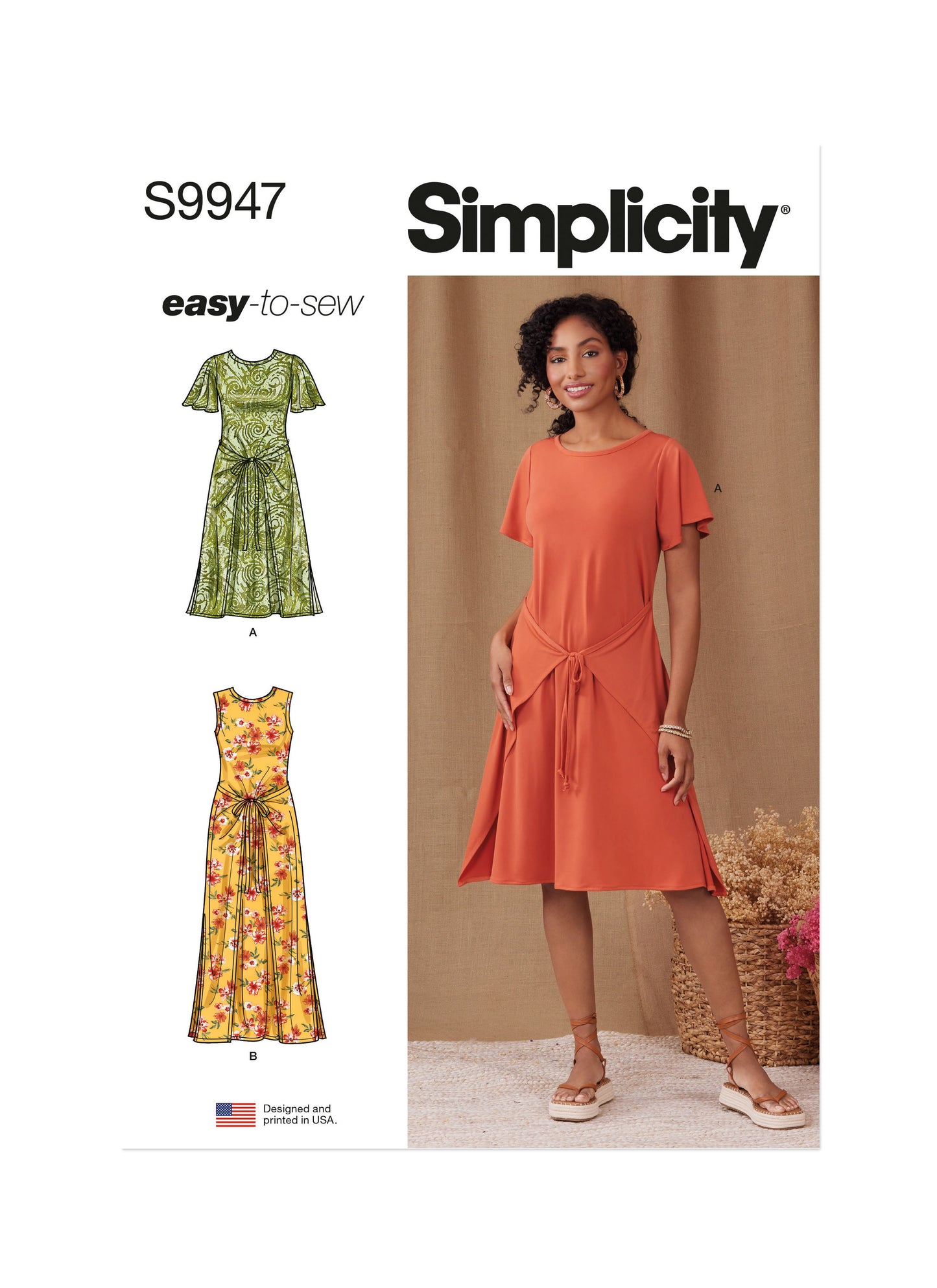 Simplicity Pattern 9947 Misses' Dress