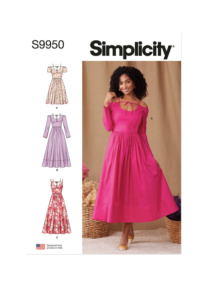 Simplicity Pattern 9950 Misses' Dress