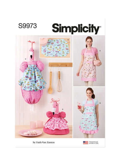 Simplicity Pattern 9973 Kitchen Homedecor