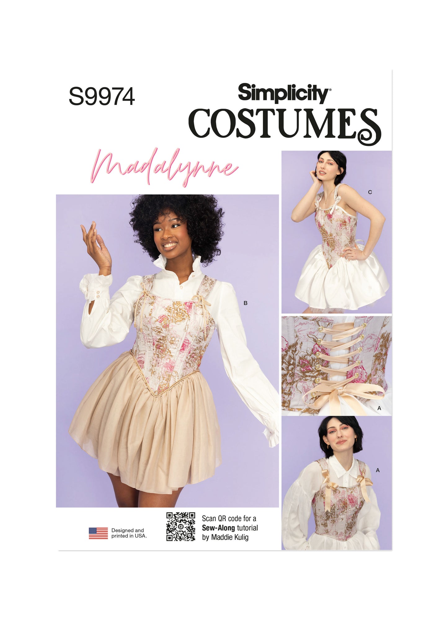 Simplicity Pattern 9974 Misses' Corset