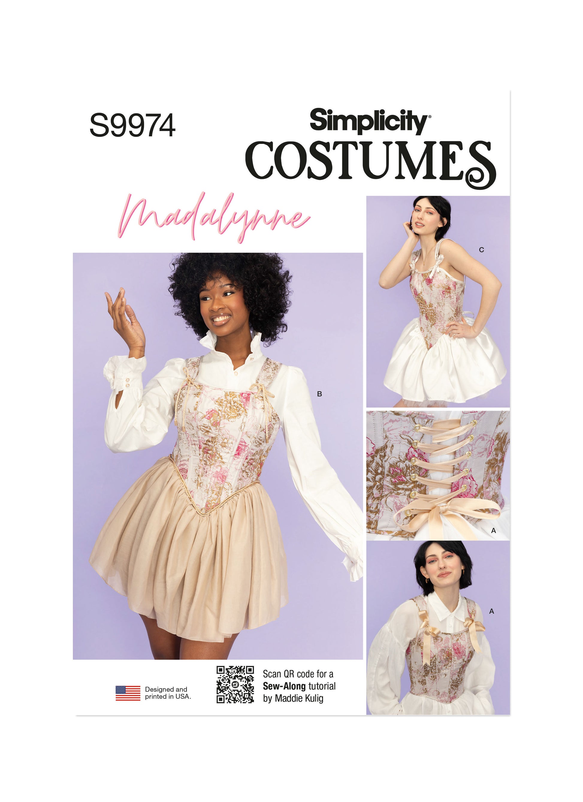 Simplicity Pattern 9974 Misses' Corset