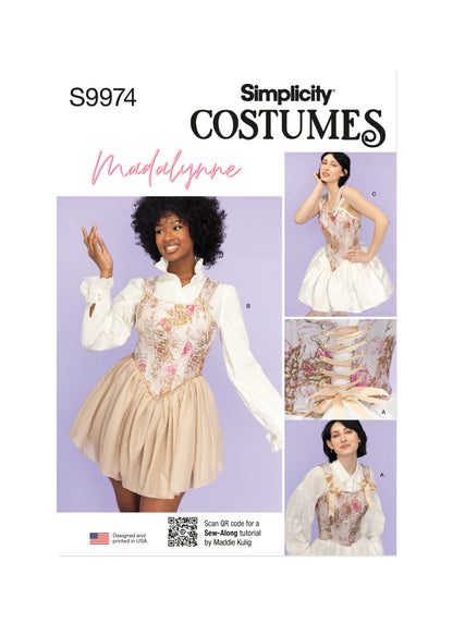 Simplicity Pattern 9974 Misses' Corset