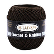 Sullivans Soft 4ply Crochet and Knitting Yarn, Bison Brown- 50g Polyester Yarn