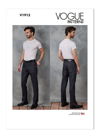 Vogue Pattern V1915 Men's Jeans