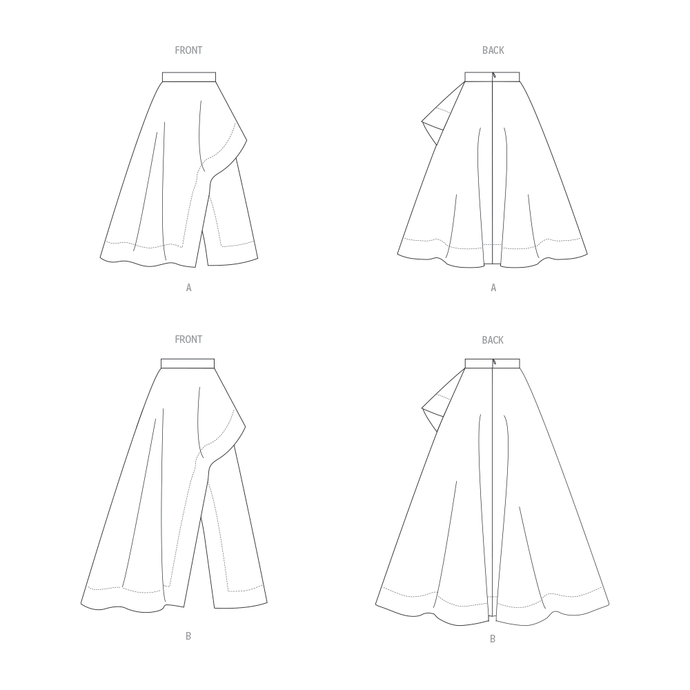 Vogue V1941 Misses Skirt / Pants