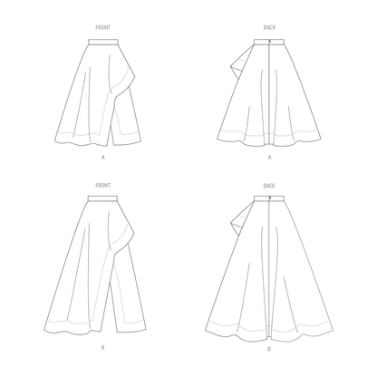 Vogue V1941 Misses Skirt / Pants
