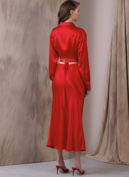 Vogue V1944 Misses' Tops and Skirts