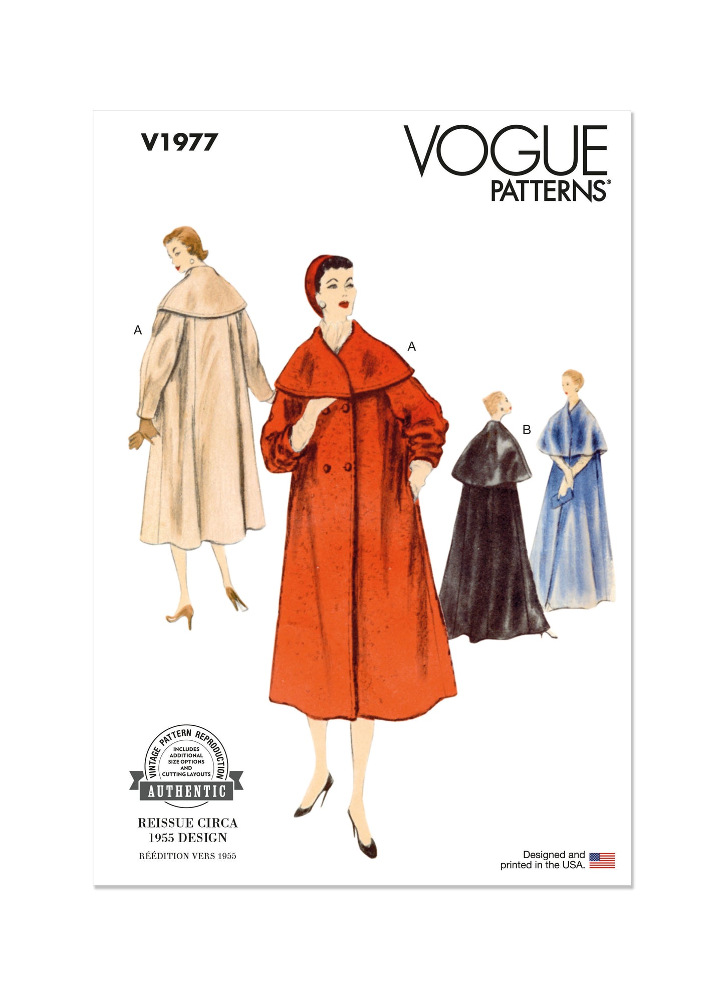 Vogue Pattern V1977 Misses' Jacket